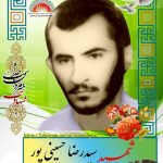 شهید سید رضا حسینی پور