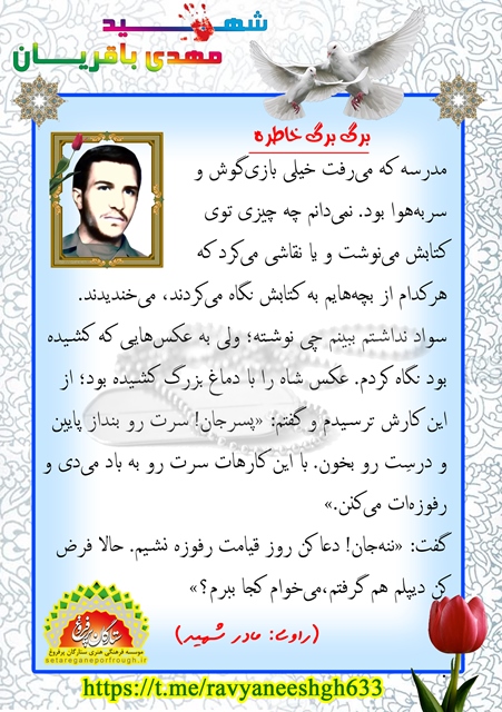 خاطرات شهید مهدی باقریان