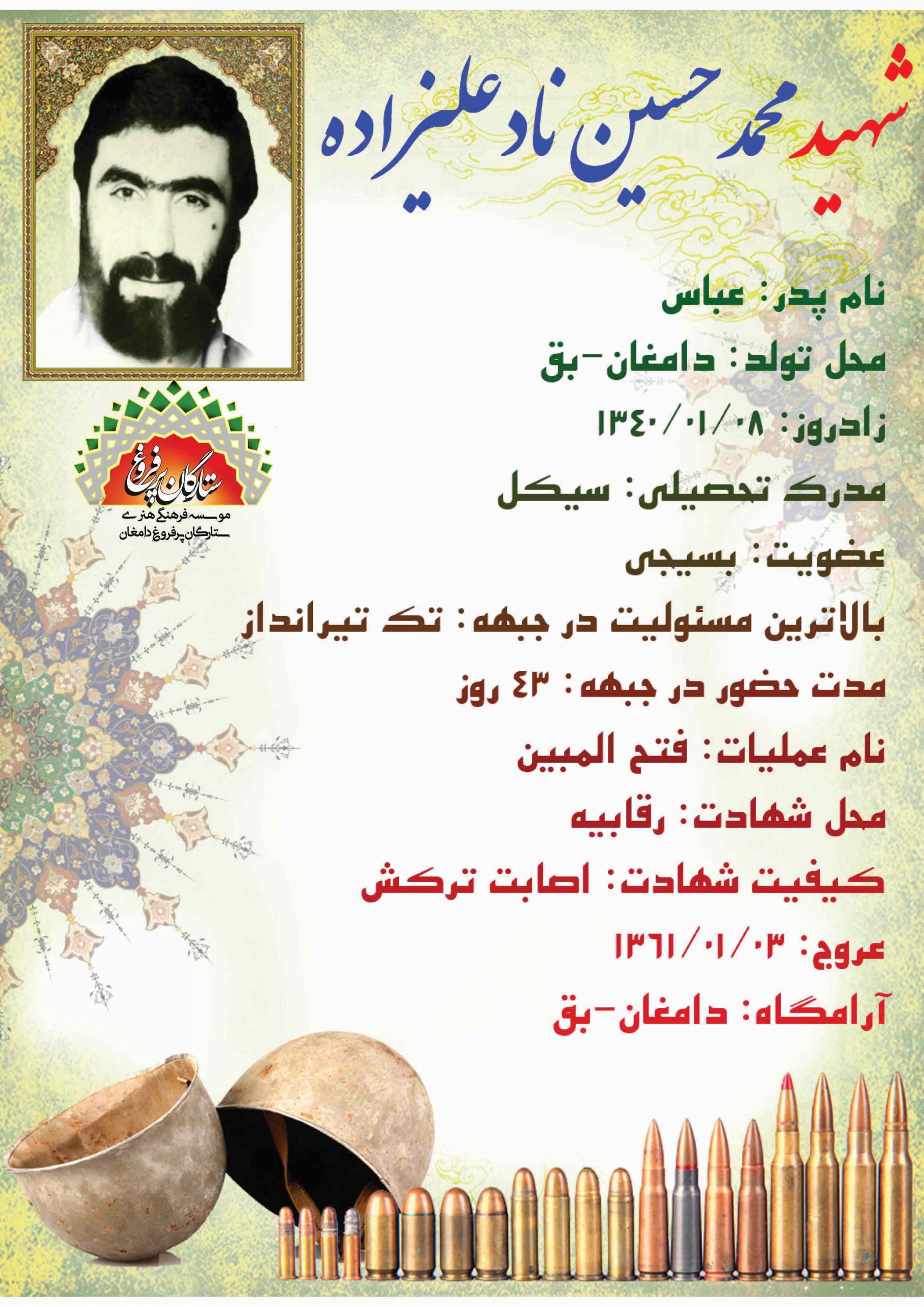 <span style= نادعلیزاده محمدحسین /شناسنامه