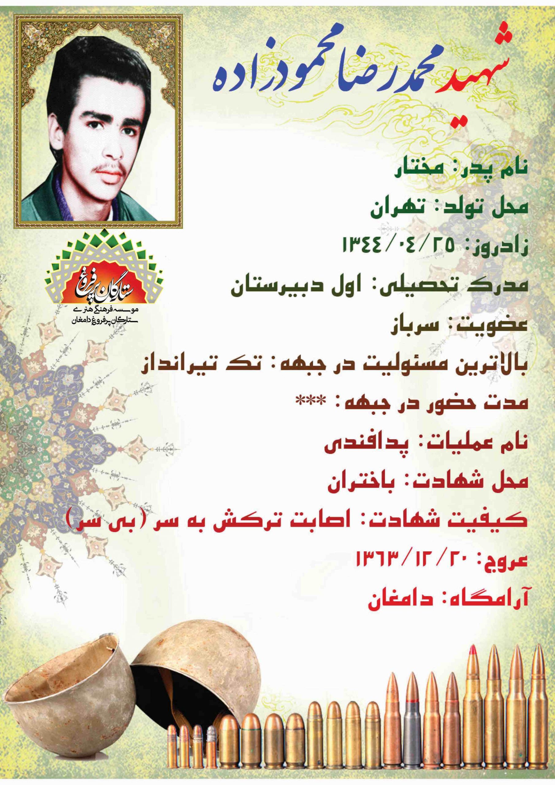 محمودزاده محمدرضا-شناسنامه