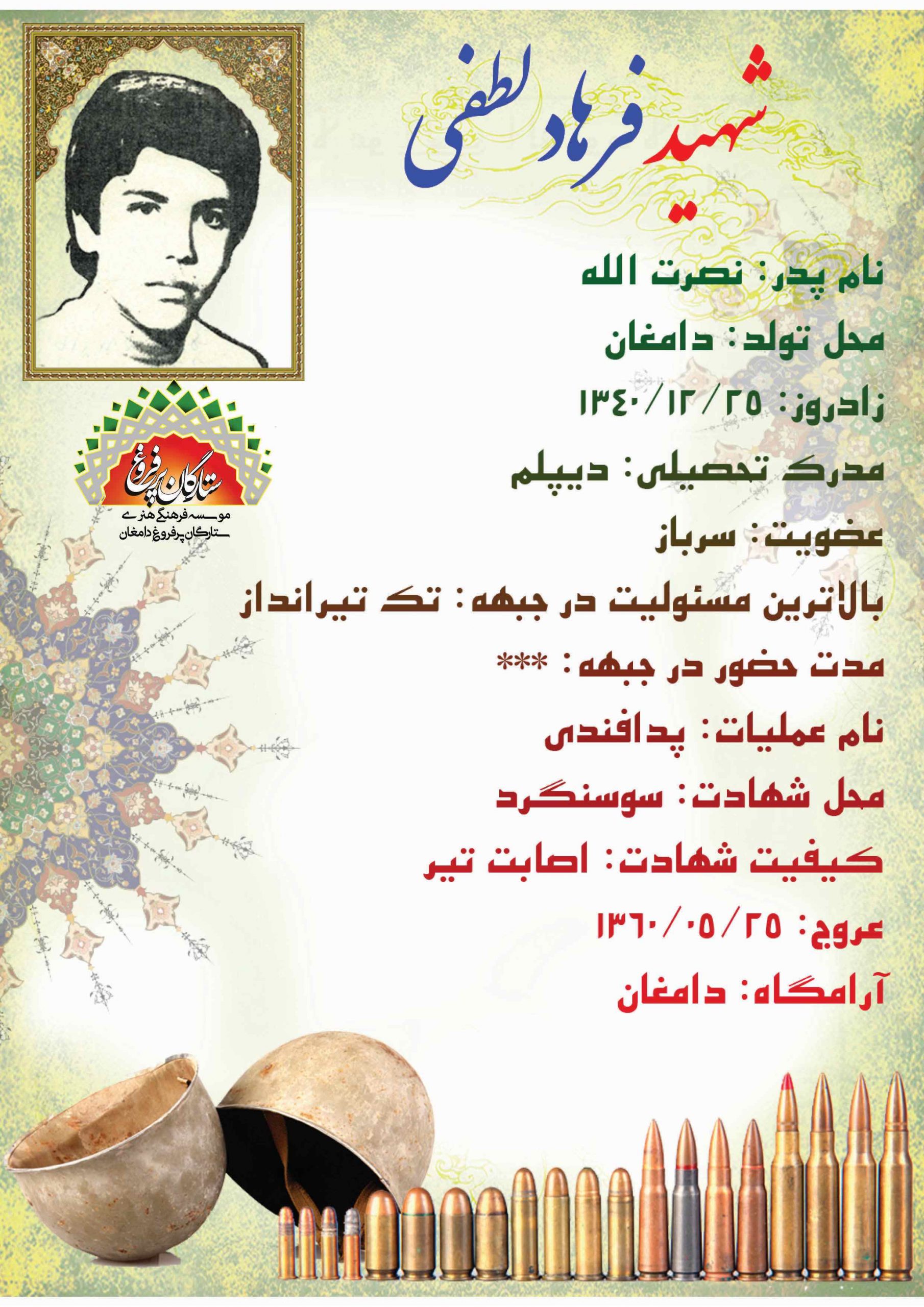 لطفی فرهاد/شناسنامه